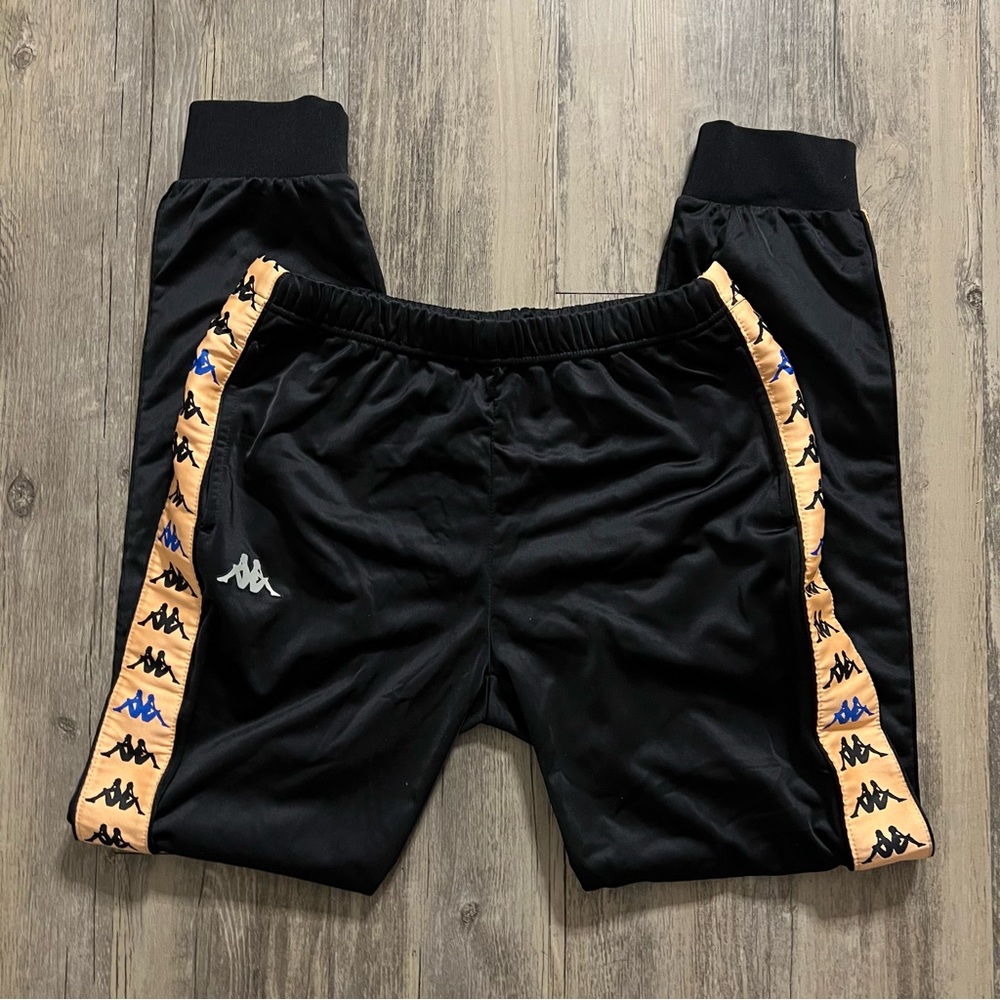 Men's Kappa 222 Banda Rastoriazin Track Pants - Black